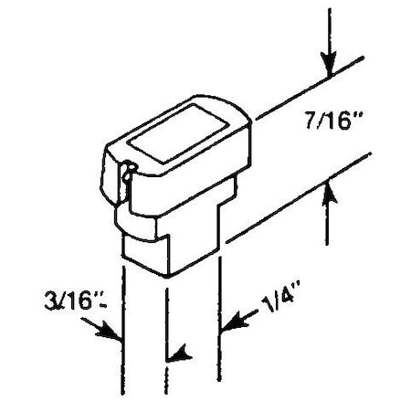 Strybuc Balance Arm Button 33-112